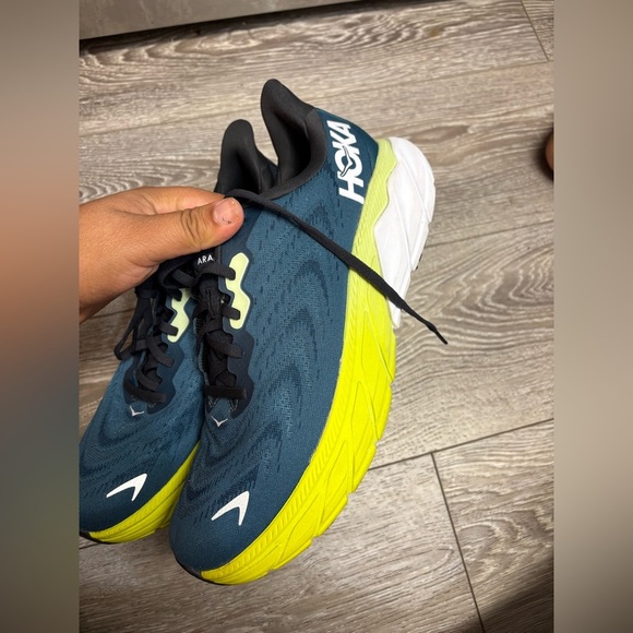 Hoka One One Arahi blue Graphite Men's running Shoes - Picture 2 of 7